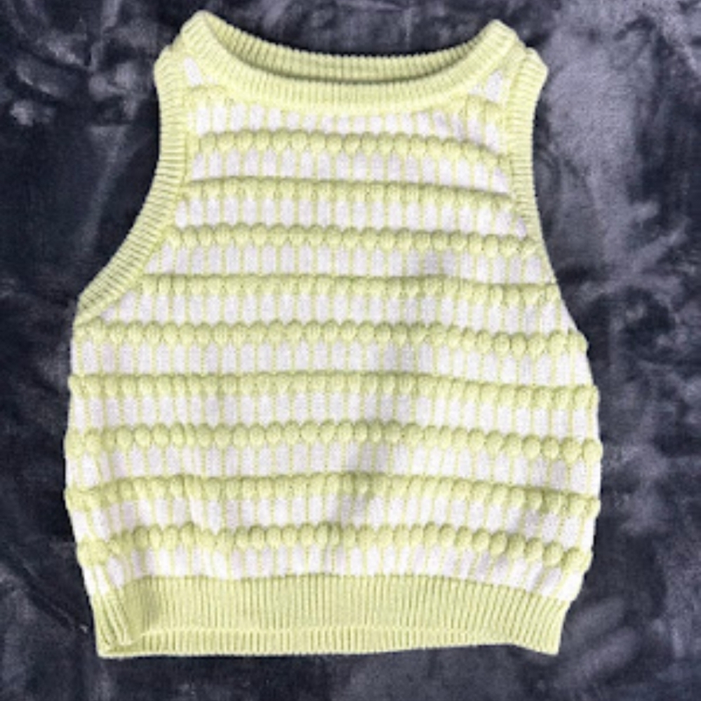 Forever 21 Striped Sweater Vest